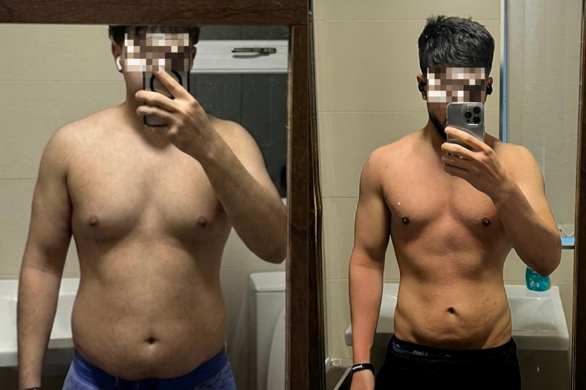 Client transformation before and after